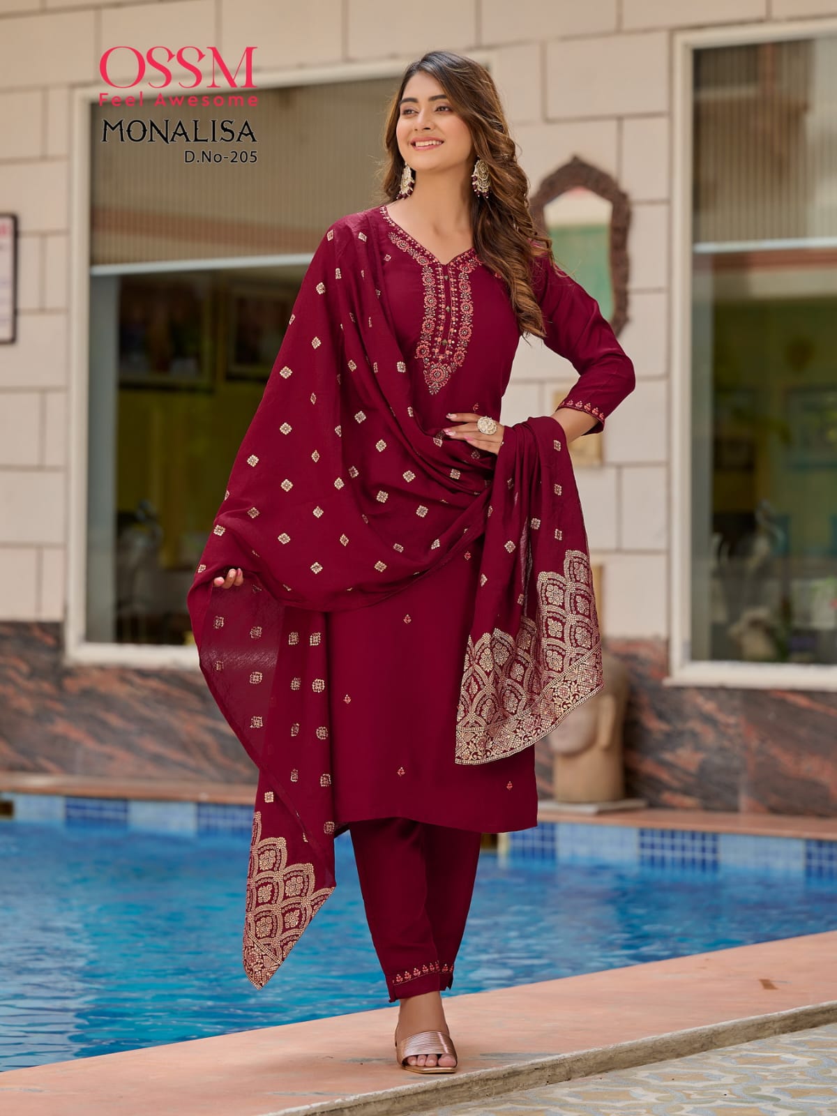 Monalisa By Ossm Readymade Suits Catalog